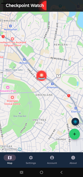Checkpoints and hazards near you